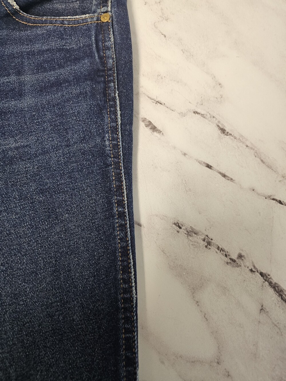 Khaite Kassandra High Rise Skinny Dark Blue Jeans 25 Preowned - Picture 8 of 11